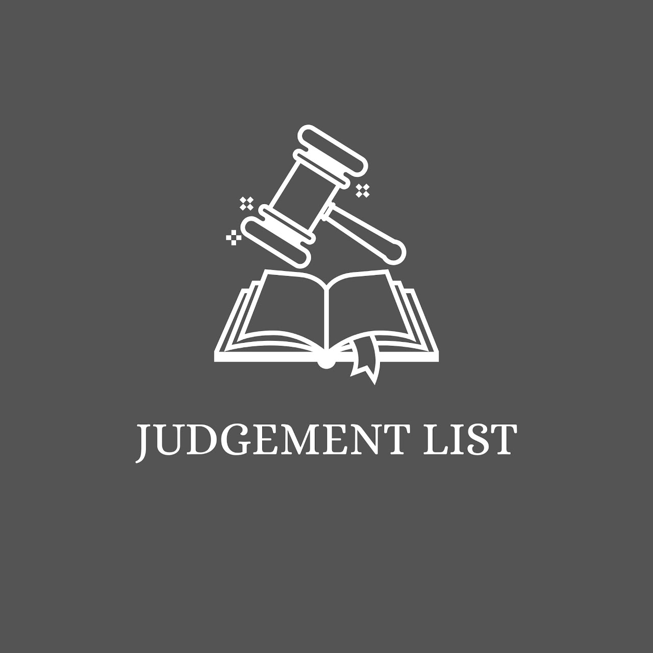 judgement list