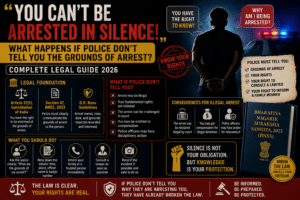 “You Can’t Be Arrested in Silence!” – What Happens If Police in India Don’t Tell You the Grounds of Arrest? (Complete Legal Guide 2026)