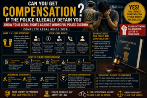 Can You Get Compensation If the Police Illegally Detain You?” – Know Your Legal Rights Against Wrongful Police Custody (Complete Legal Guide 2026)