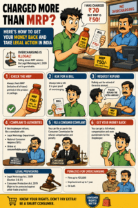 Charged More Than MRP? Here’s How to Get Your Money Back and Take Legal Action in India (Complete Consumer Law Guide 2026)