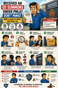 Received an ED Summons Under PMLA? Don’t Panic! Here’s Exactly What You Must Do