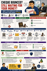 Cheque Bounced? Still Waiting for Your Money? Here’s the Complete Guide to Recover Your Money in India!