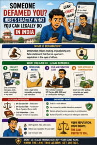 Someone Defamed You? Here’s Exactly What You Can Legally Do in India!