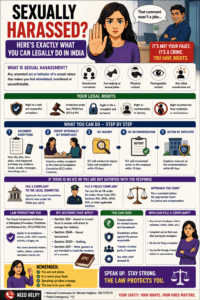 Sexually Harassed? Here’s Exactly What You Can Legally Do in India (Complete Legal Guide to Filing a Complaint & Protecting Your Rights – 2026)