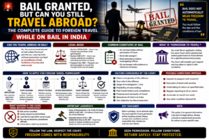Bail Granted, But Can You Still Travel Abroad? The Complete Guide to Foreign Travel While on Bail in India