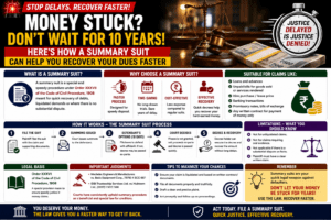 Money Stuck? Don’t Wait for 10 Years! Here’s How a Summary Suit Can Help You Recover Your Dues Faster